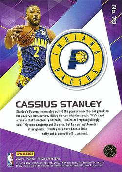2020-21 Panini Recon - Holo Pink #79 Cassius Stanley Back