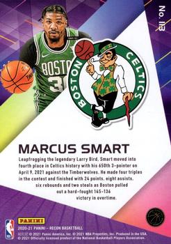2020-21 Panini Recon - Holo Pink #113 Marcus Smart Back