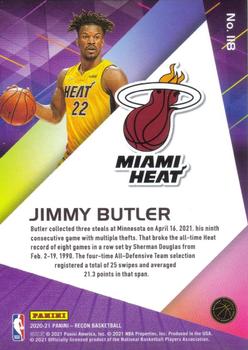 2020-21 Panini Recon - Holo Pink #118 Jimmy Butler Back