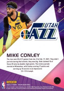 2020-21 Panini Recon - Holo Pink #173 Mike Conley Back