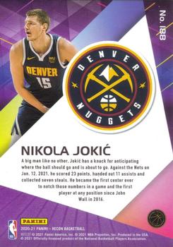 2020-21 Panini Recon - Holo Pink #188 Nikola Jokic Back