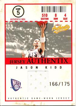 2004-05 Fleer Authentix - Jersey Authentix #JA-JK Jason Kidd Front