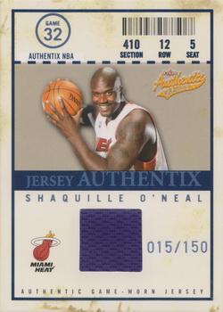 2004-05 Fleer Authentix - Jersey Authentix (150) #JA-SO Shaquille O'Neal Front