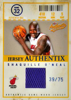 2004-05 Fleer Authentix - Jersey Authentix (75) #JA-SO Shaquille O'Neal Front