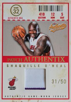2004-05 Fleer Authentix - Jerseys Patches #JA-SO Shaquille O'Neal Front