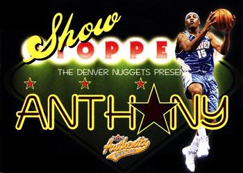 2004-05 Fleer Authentix - Showstoppers #5 SS Carmelo Anthony Front