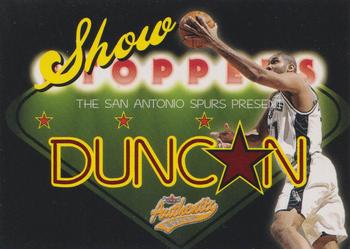 2004-05 Fleer Authentix - Showstoppers #11 SS Tim Duncan Front