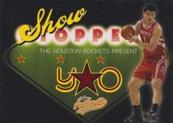 2004-05 Fleer Authentix - Showstoppers #14 SS Yao Ming Front
