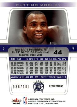 2004-05 Fleer Genuine - Reflections #44 Cuttino Mobley Back