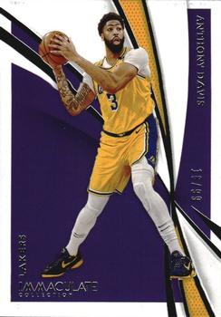 2020-21 Panini Immaculate Collection #86 Anthony Davis Front
