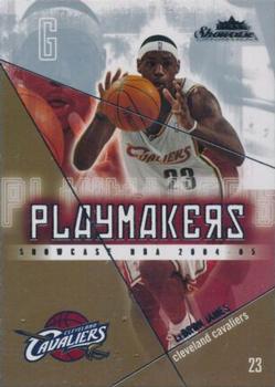 2004-05 Fleer Showcase - Playmakers #12PM LeBron James Front