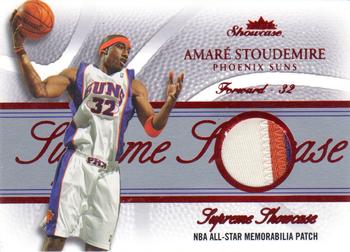 2004-05 Fleer Showcase - Supreme Showcase Jerseys All-Star Patches #SS-AS Amare Stoudemire Front