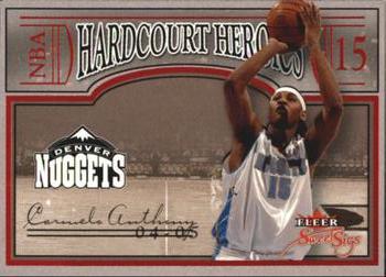 2004-05 Fleer Sweet Sigs - Hardcourt Heroics #3 HH Carmelo Anthony Front