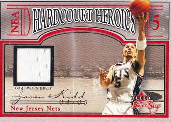 2004-05 Fleer Sweet Sigs - Hardcourt Heroics Jerseys Retail #HH-JK Jason Kidd Front