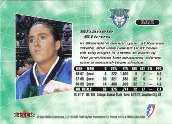 2000 Ultra WNBA #118 Shanele Stires Back