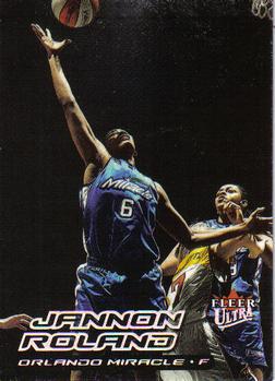 2000 Ultra WNBA #124 Jannon Roland Front