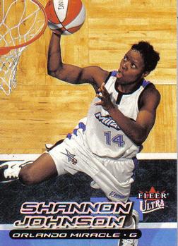 2000 Ultra WNBA #30 Shannon Johnson Front