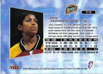 2000 Ultra WNBA #70 Joy Holmes-Harris Back