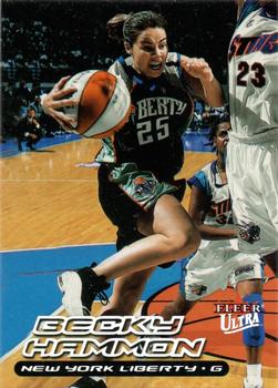 2000 Ultra WNBA #21 Becky Hammon Front