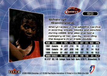 2000 Ultra WNBA #28 Sheryl Swoopes Back