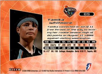 2000 Ultra WNBA #32 Tamika Whitmore Back