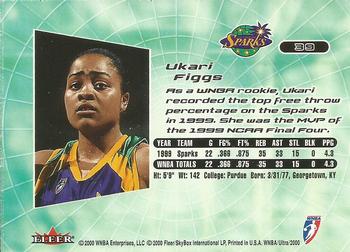 2000 Ultra WNBA #39 Ukari Figgs Back