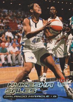 2000 Ultra WNBA #57 Nykesha Sales Front