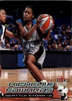 2000 Ultra WNBA #62 Michelle Edwards Front