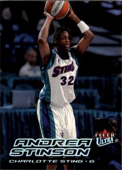2000 Ultra WNBA #66 Andrea Stinson Front
