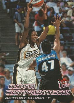 2000 Ultra WNBA #84 Olympia Scott-Richardson Front