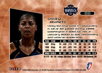 2000 Ultra WNBA #88 Vicky Bullett Back