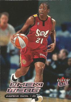 2000 Ultra WNBA #92 Umeki Webb Front