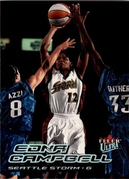 2000 Ultra WNBA #102 Edna Campbell Front