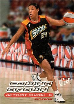 2000 Ultra WNBA #127 Edwina Brown Front