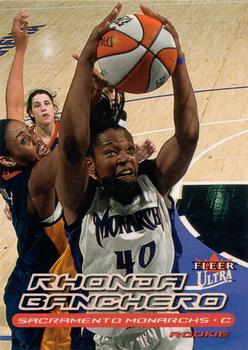 2000 Ultra WNBA #141 Rhonda Banchero Front