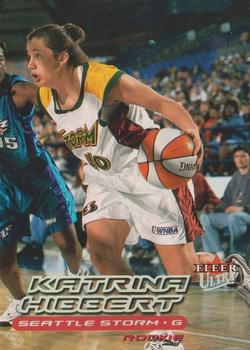 2000 Ultra WNBA #149 Katrina Hibbert Front
