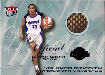 2000 Ultra WNBA - Feel The Game #NNO Yolanda Griffith Front