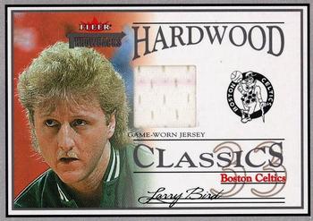 2004-05 Fleer Throwbacks - Hardwood Classics Jerseys #HC-LB Larry Bird Front