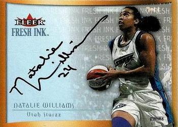 2000 Ultra WNBA - Fresh Ink #NNO Natalie Williams Front
