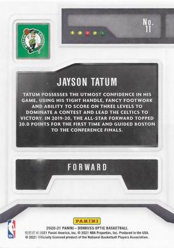 2020-21 Donruss Optic - T-Minus 3...2...1 #11 Jayson Tatum Back