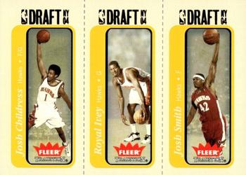 2004-05 Fleer Tradition - Draft Day Rookies #256 Josh Childress / Royal Ivey / Josh Smith Front