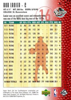 1999-00 Upper Deck Legends #41 Bob Lanier Back