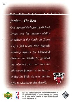 1999-00 Upper Deck Legends #82 Michael Jordan Back