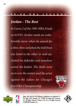 1999-00 Upper Deck Legends #84 Michael Jordan Back