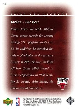 1999-00 Upper Deck Legends #90 Michael Jordan Back