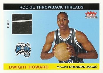 2004-05 Fleer Tradition - Rookie Throwback Threads Jersey #TT-DH Dwight Howard Front