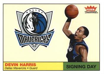 2004-05 Fleer Tradition - Signing Day #5 SD Devin Harris Front
