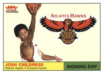 2004-05 Fleer Tradition - Signing Day #6 SD Josh Childress Front