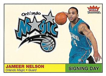 2004-05 Fleer Tradition - Signing Day #15 SD Jameer Nelson Front