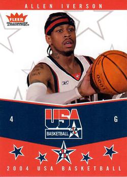 2004-05 Fleer Tradition - USA Basketball #5 UB Allen Iverson Front